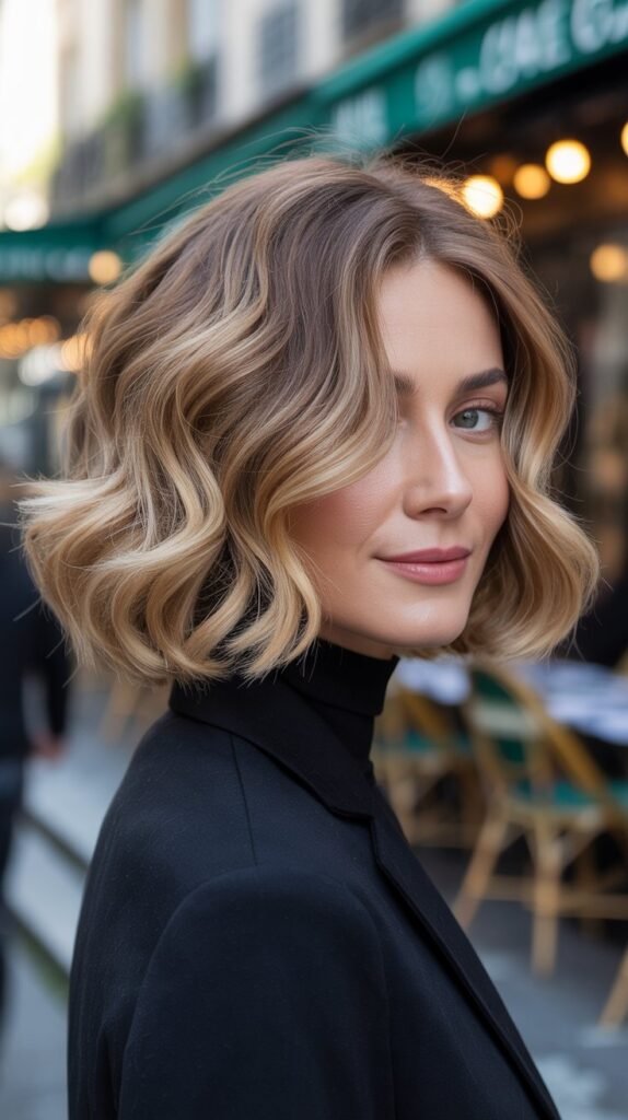  The Wavy French Bob