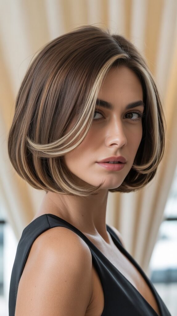 The French Bob with Highlights