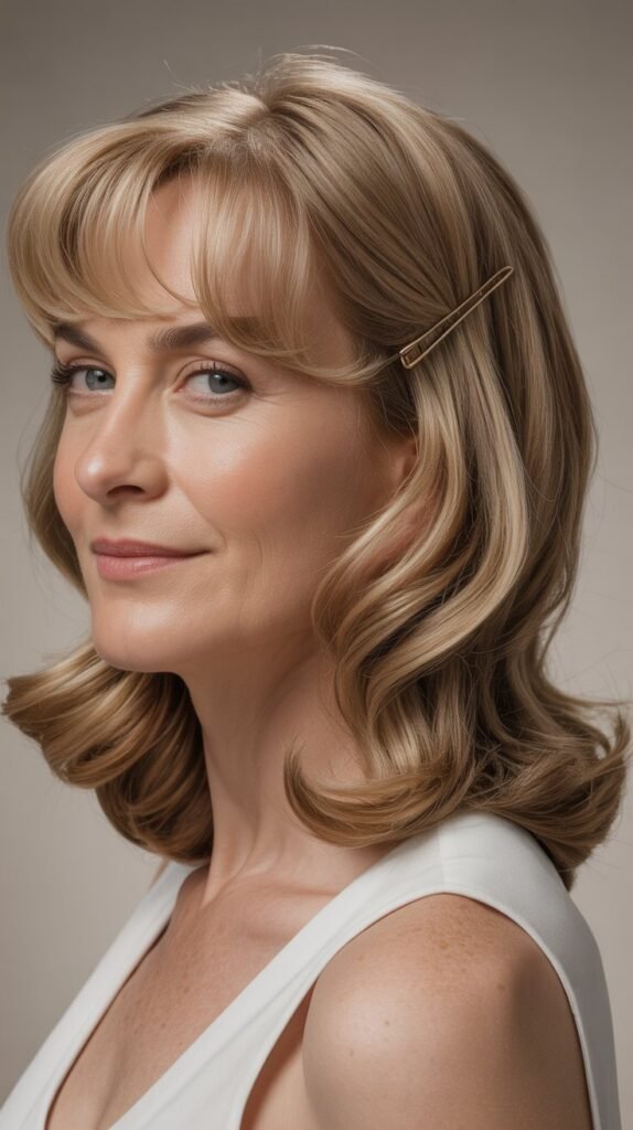 Pinned-Back Versatile Bangs