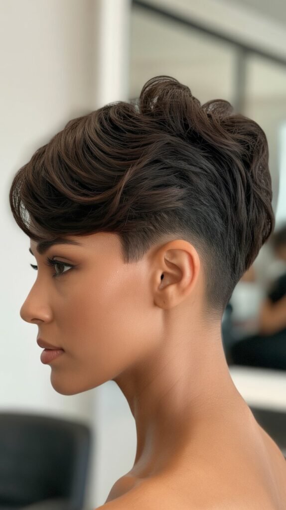 Pixie with Shaved Nape