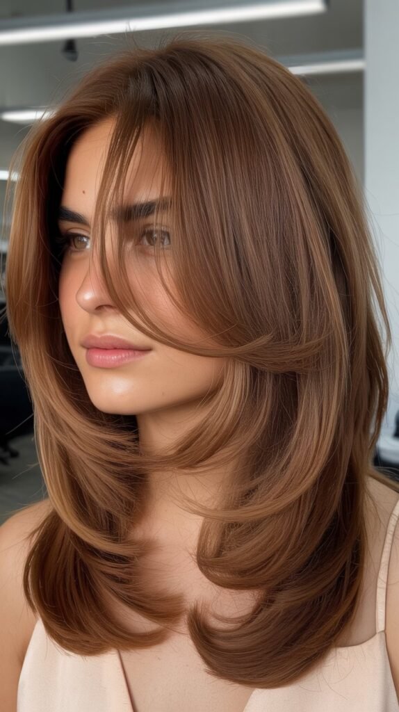 Layered Curtain Fringe