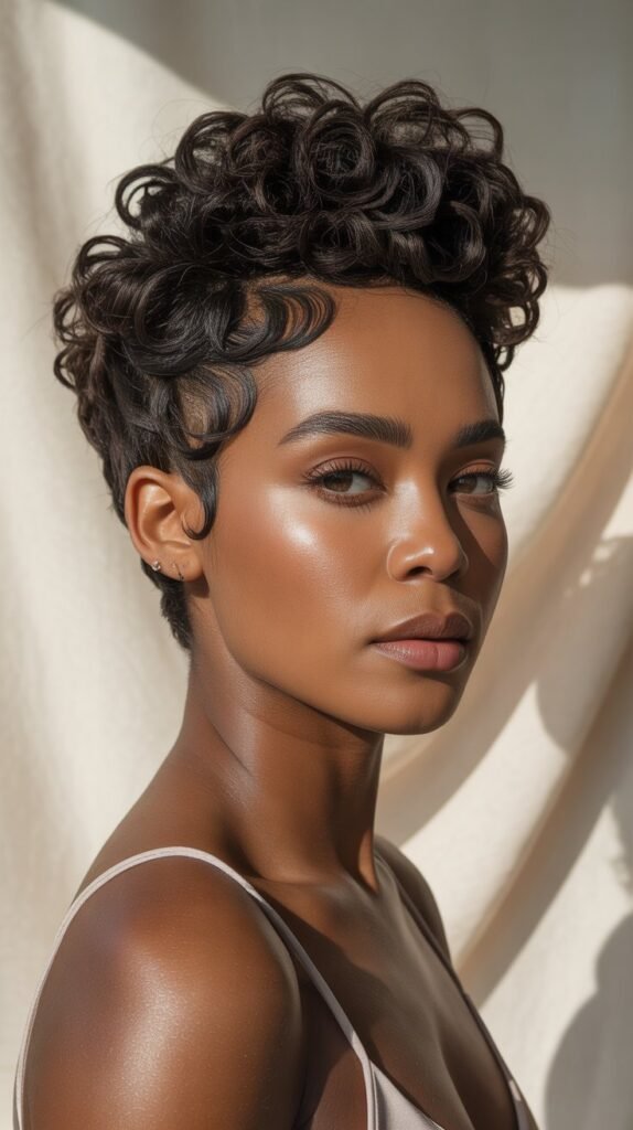 The Natural Coily Pixie