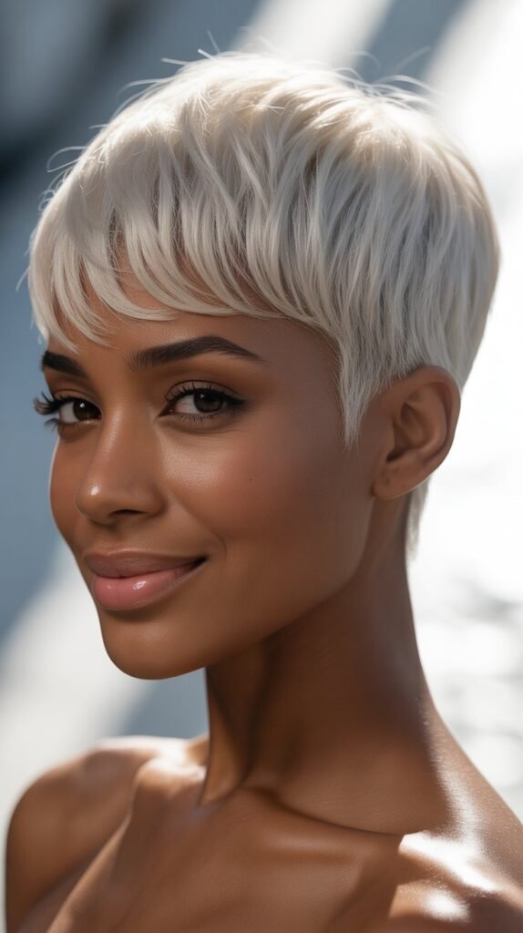 The Platinum Blonde Pixie