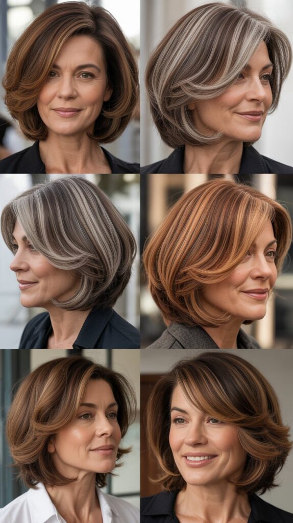  Long Bob with Lowlights