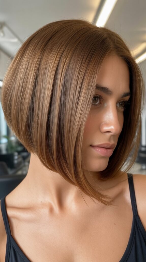 Angled Bob with Longer Front Pieces