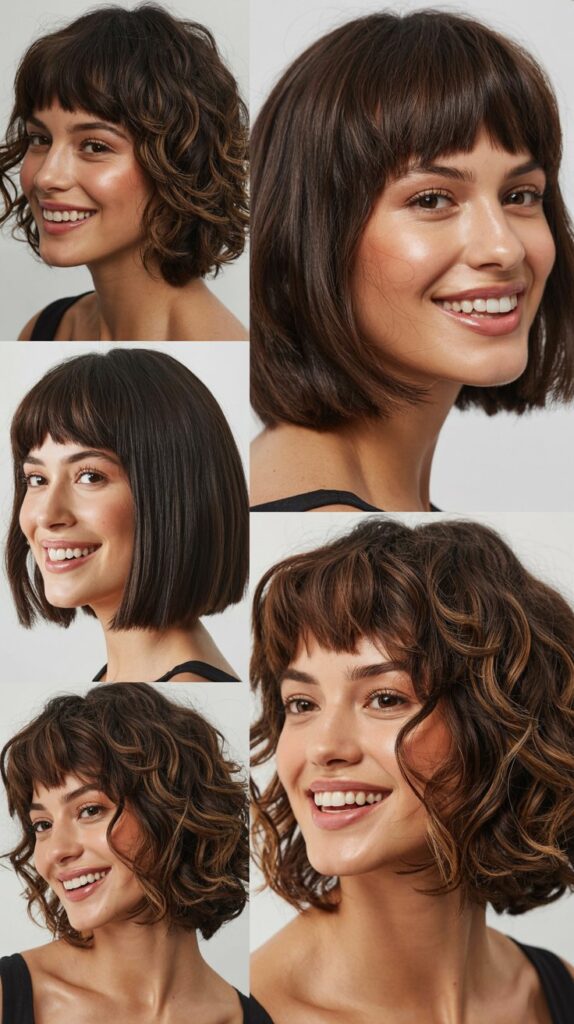  Choppy Bob with Piecey Bangs