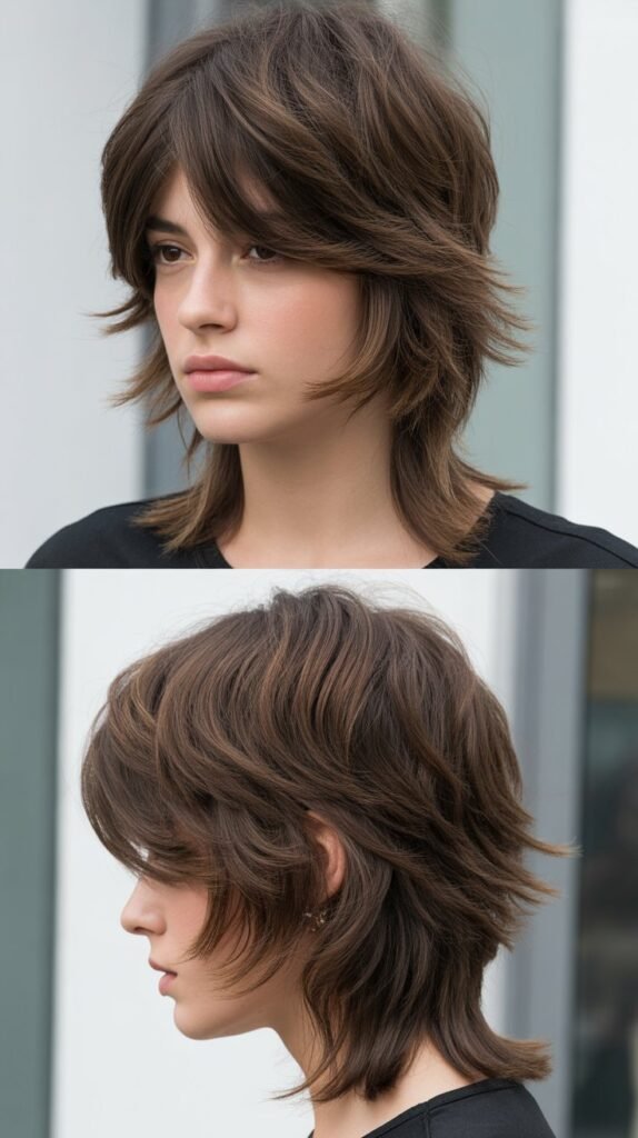 Layered Wolf Cut