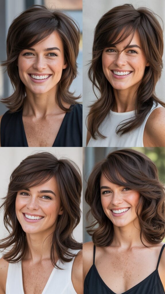 Disconnected Layers with Bold Side Bangs