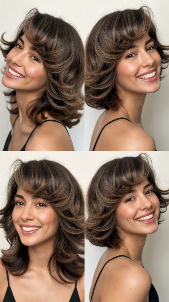 Flipped-Out Layered Ends