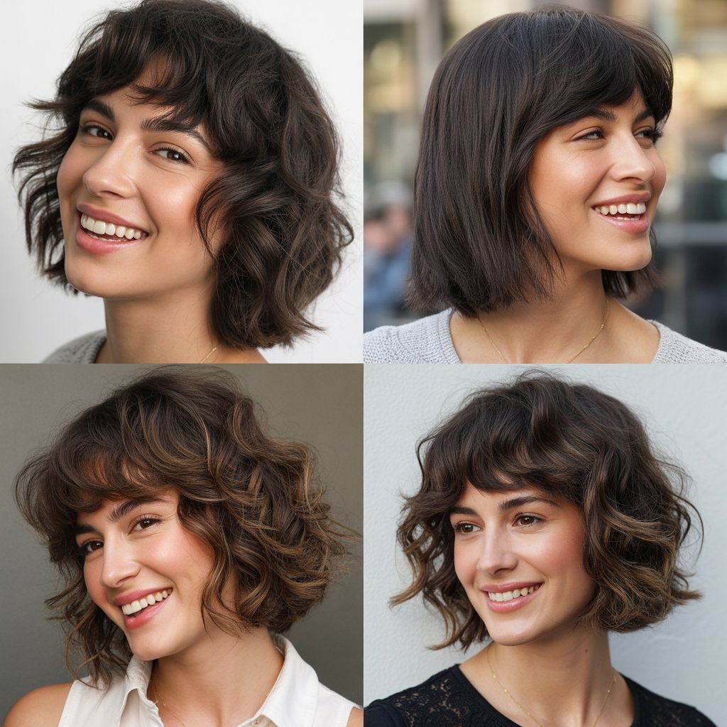 Textured Lob with Textured Fringe