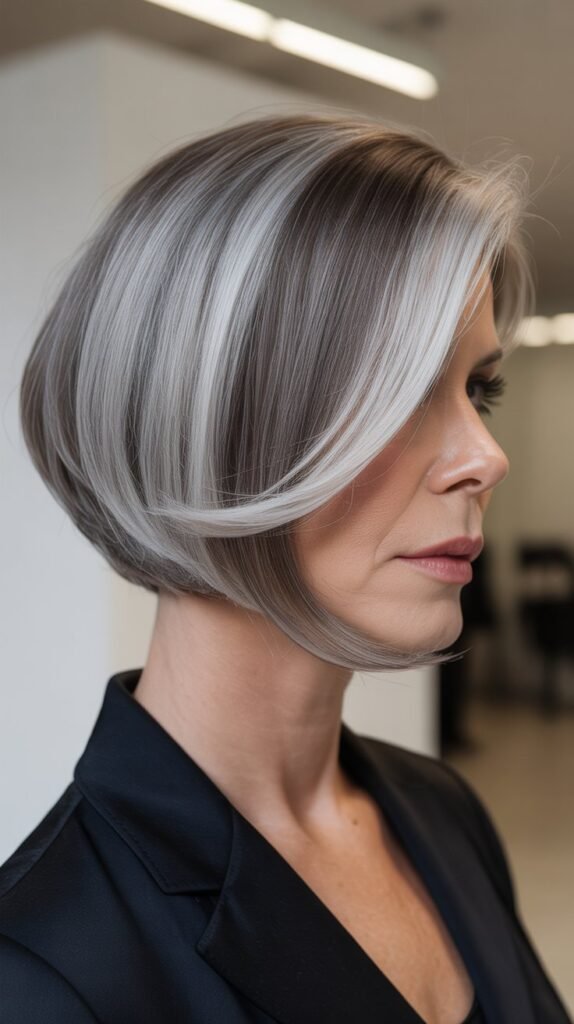 Asymmetrical Angled Bob