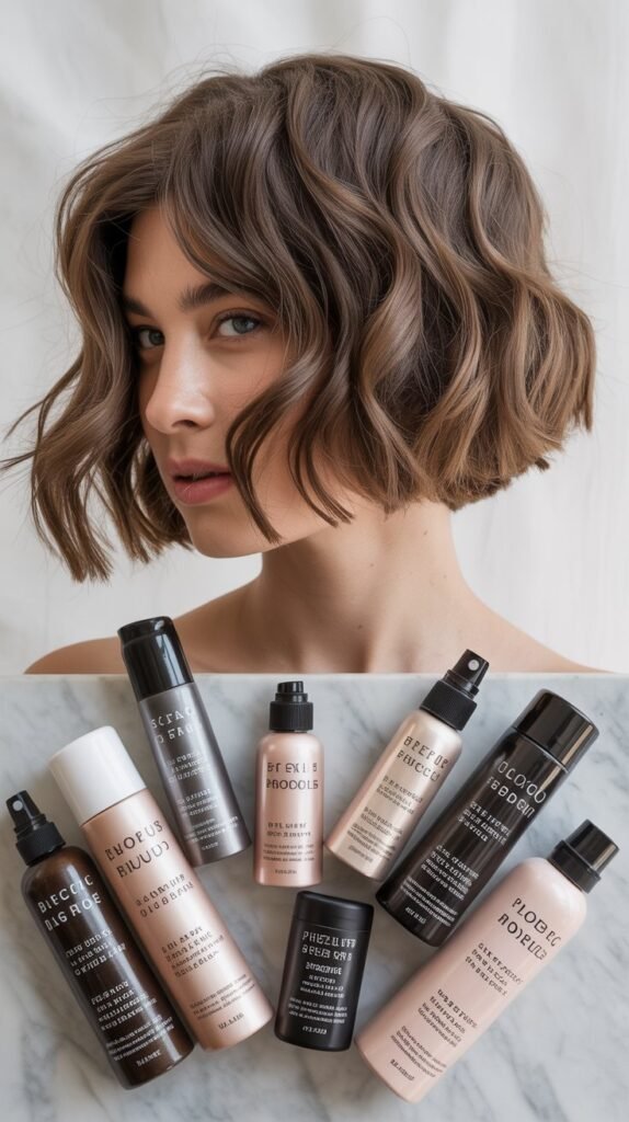 Styling Products for Messy Bobs