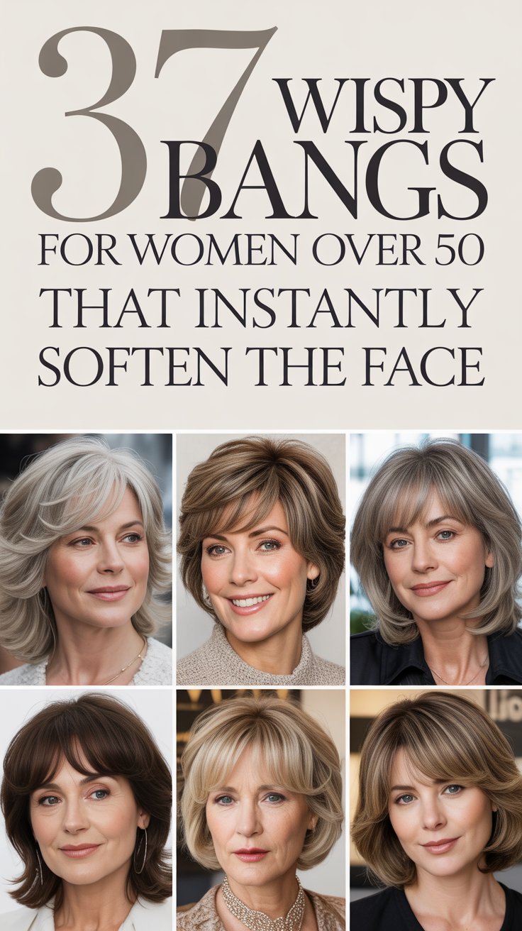 37 Wispy Bangs for Women Over 50 That Instantly Soften the Face