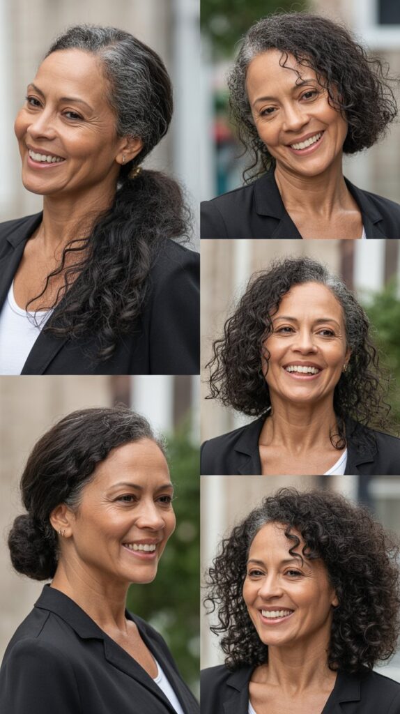 36 Youthful Sassy Long Hairstyles for Older Women That Still Feel Fresh 18 Long Sleek Ponytail