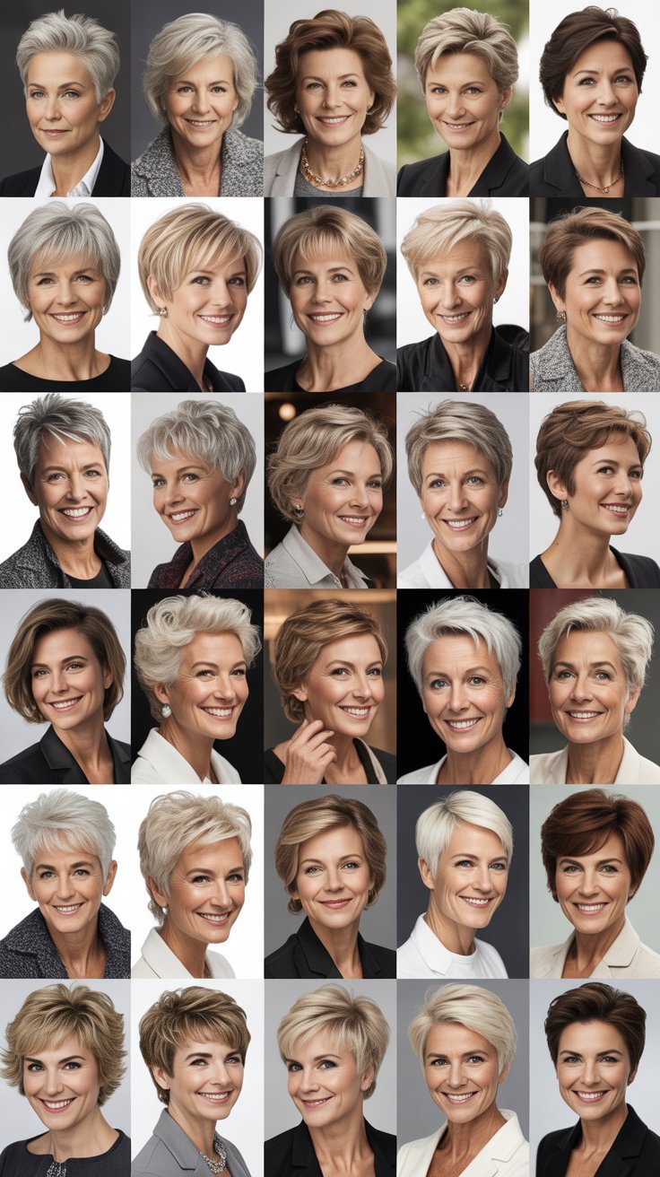 50 Short Hairstyles for Women Over 50 That Lift and Brighten the Face