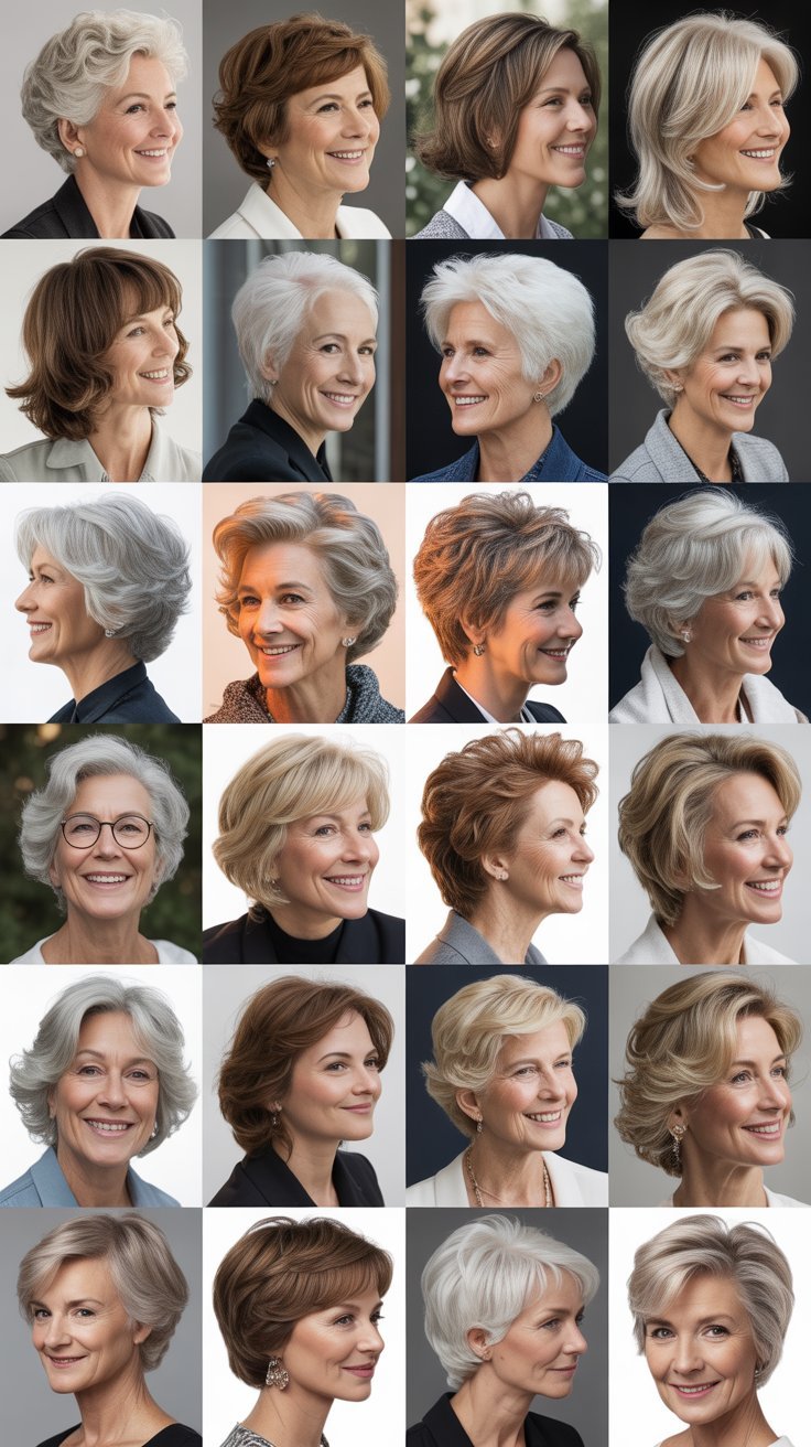 33 Modern Medium-Length Hairstyles for Older Women Over 70 That Add Fullness
