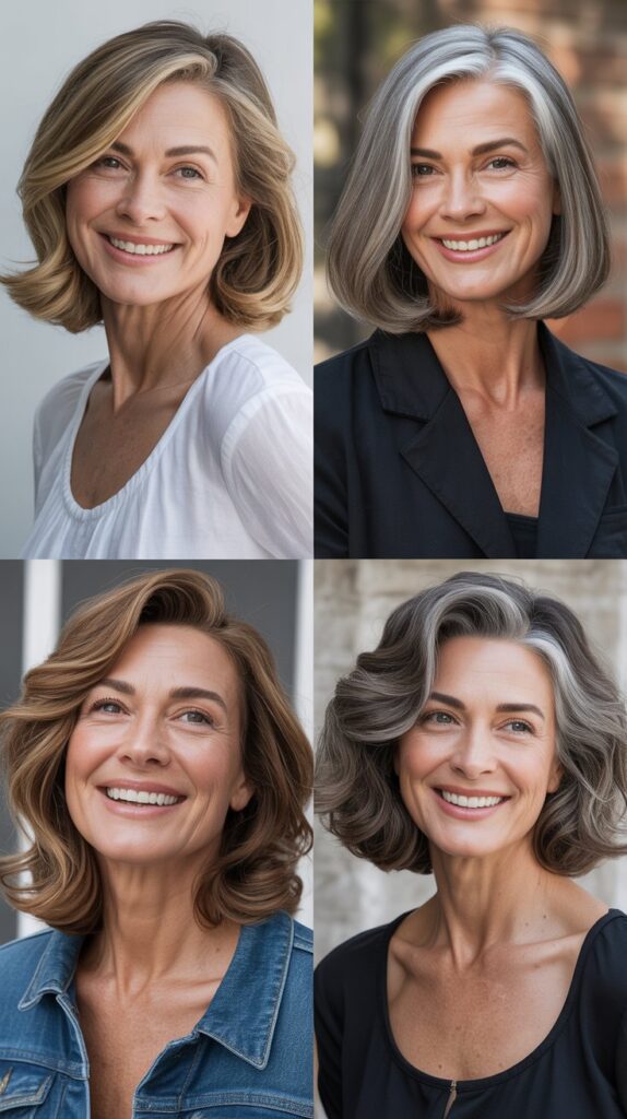 Long Bob with Flipped-Out Ends