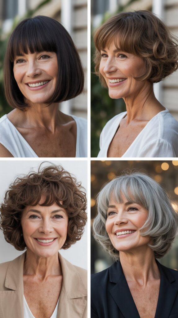 Blunt Bob with Bangs