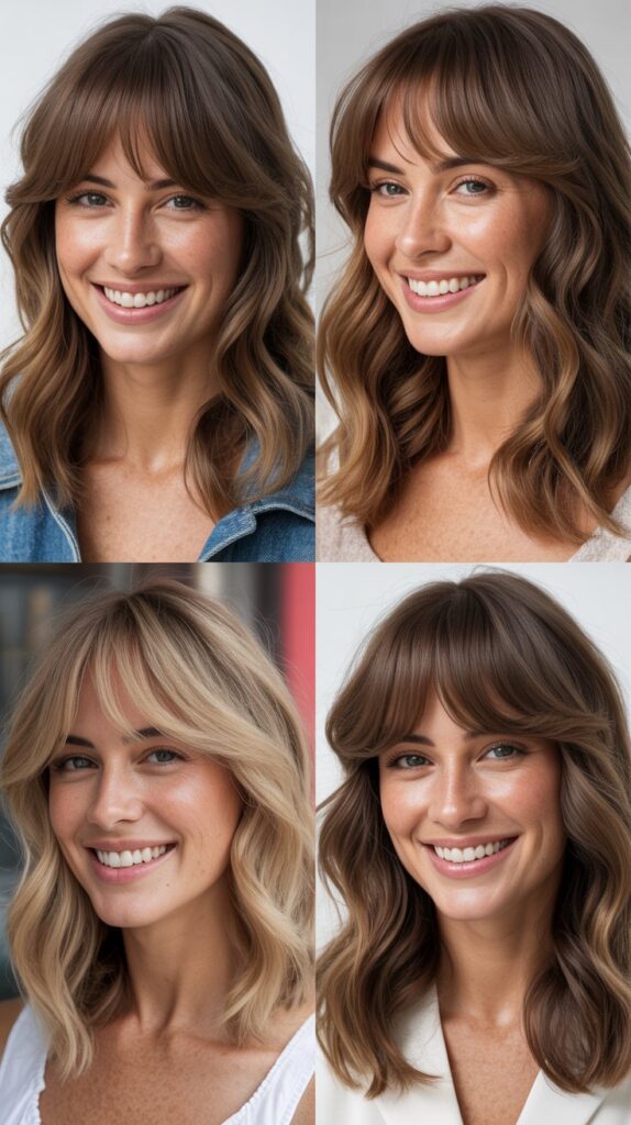 The Curtain Bangs with Medium Waves