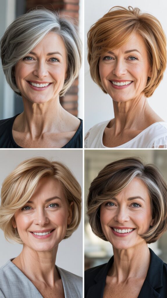 Short Stacked Bob with Undercut