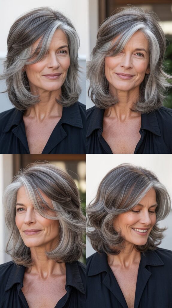  Piecey Long Bob with Volume at the Crown