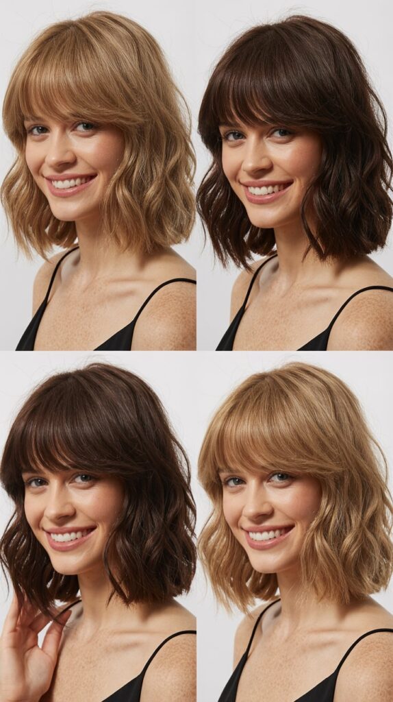 Textured Lob with Curtain Fringe