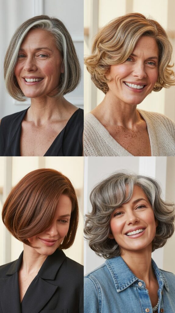 42 Soft and Elegant Bob Styles for Fine, Thin Hair After 50 7 Graduated Bob