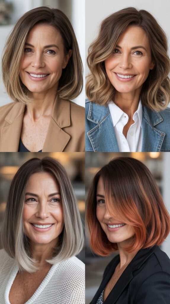  Long Bob with Ombre Color