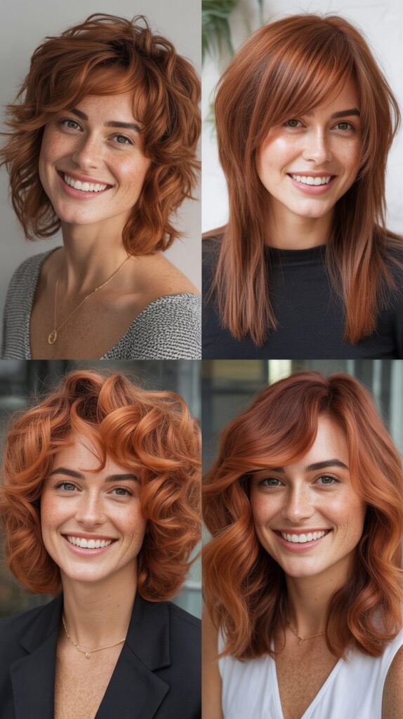  Wolf Cut with Copper Tones