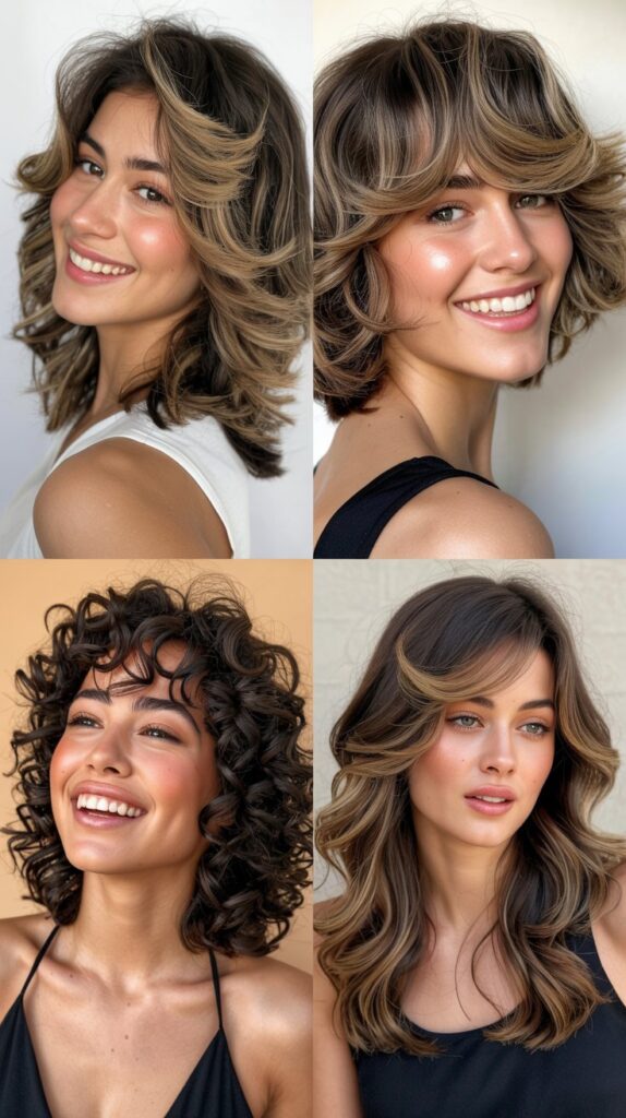 Feathered Face-Framing Layers