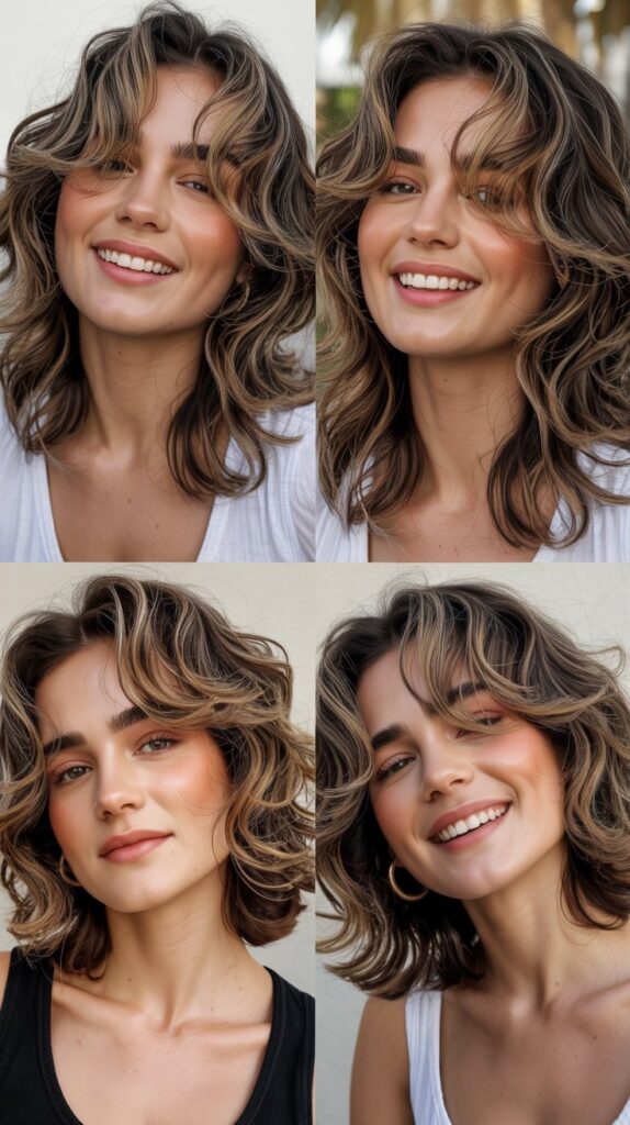 50 Long Layered Haircuts to Try—Front & Back Views 21 Wispy Face-Framing Layers