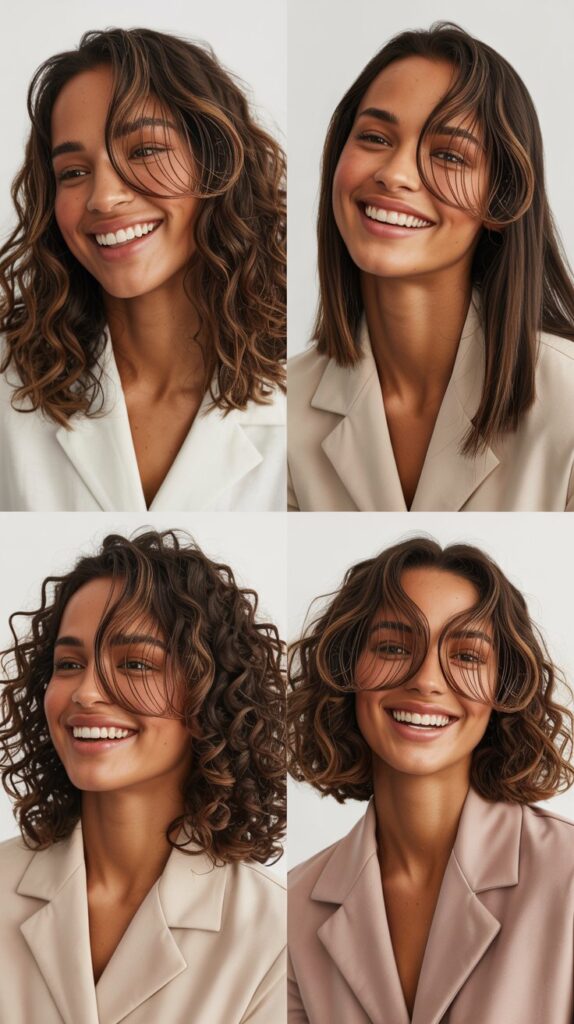 Heart-Shaped Face-Framing Layers