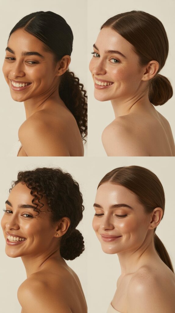 The Slicked-Back Low Ponytail