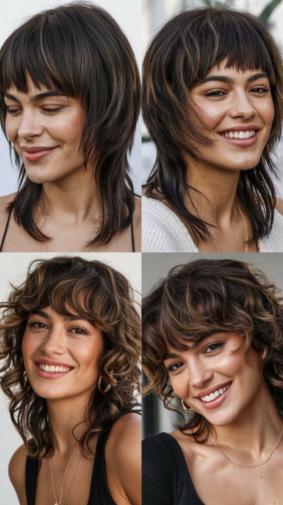  Razor-Cut Layers with Piecey Bangs