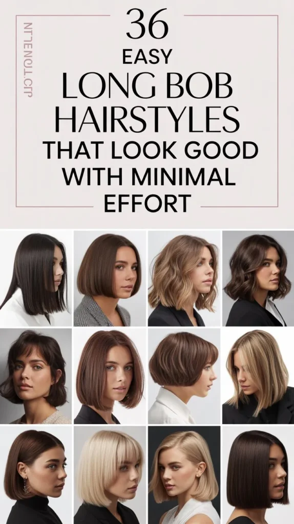 36 Easy Long Bob Hairstyles That Look Good with Minimal Effort