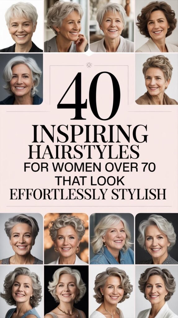 40 Inspiring Hairstyles for Women Over 70 That Look Effortlessly Stylish