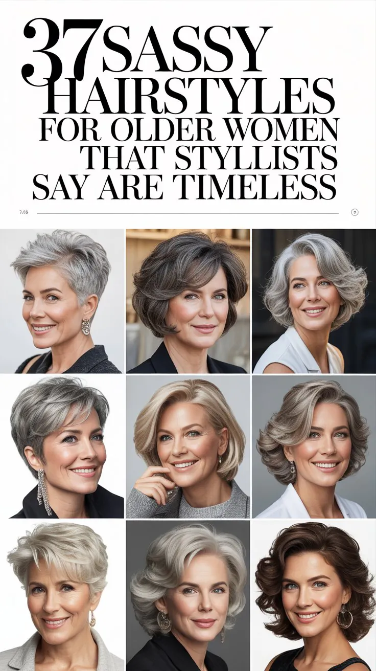 37 Sassy Hairstyles for Older Women That Stylists Say Are Timeless