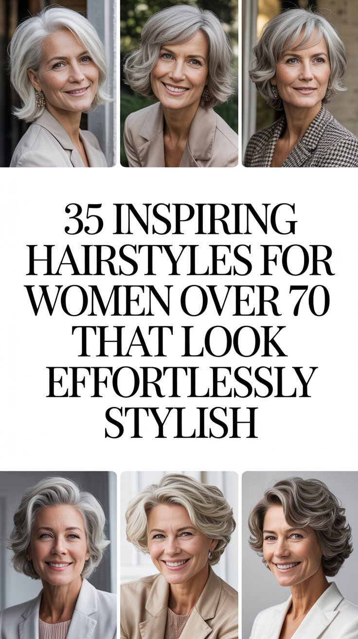 35 Inspiring Hairstyles for Women Over 70 That Look Effortlessly Stylish