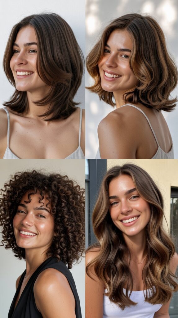 50 Long Layered Haircuts to Try—Front & Back Views 33 Layered Lob Extension to Long