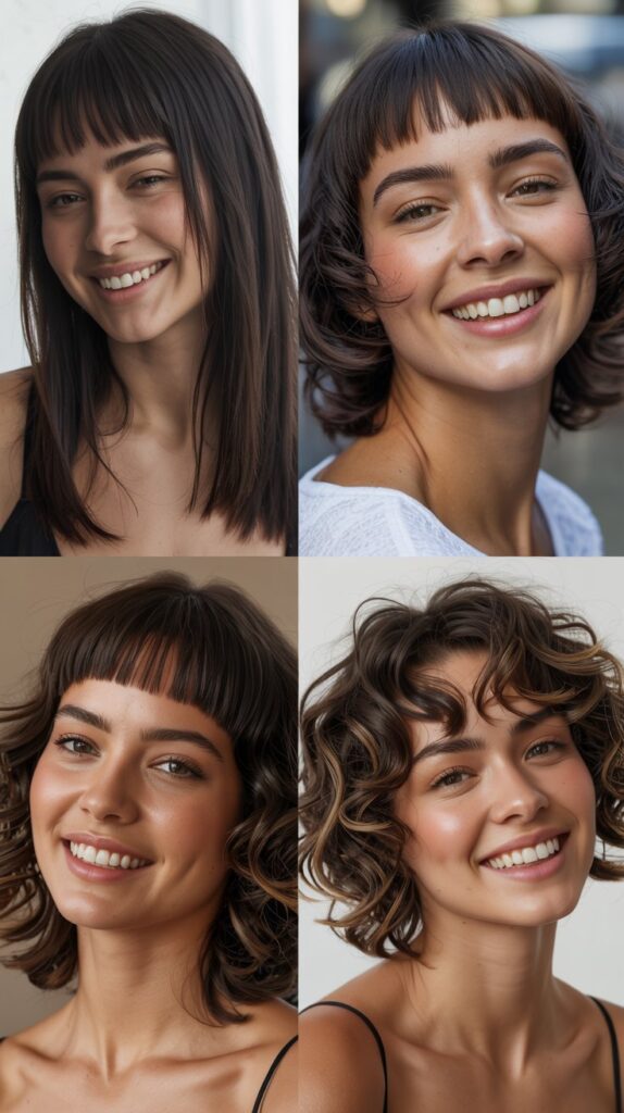 Asymmetrical Cut with Micro Bangs