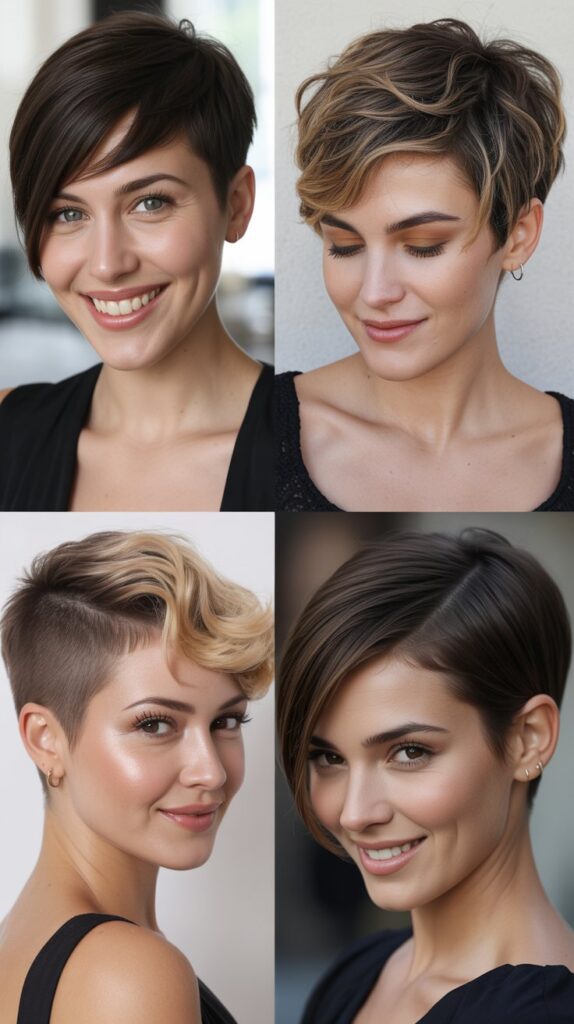 31 Trendy Hairstyles for Women Over 60 That Make You Look Younger 20 Asymmetrical Pixie Cut