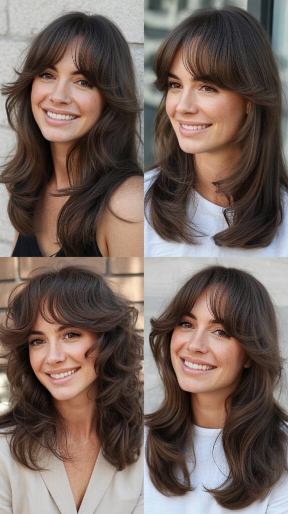 Soft Layers with Micro Side Bangs