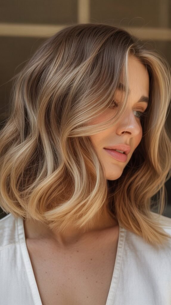 Soft Romantic Long Bob