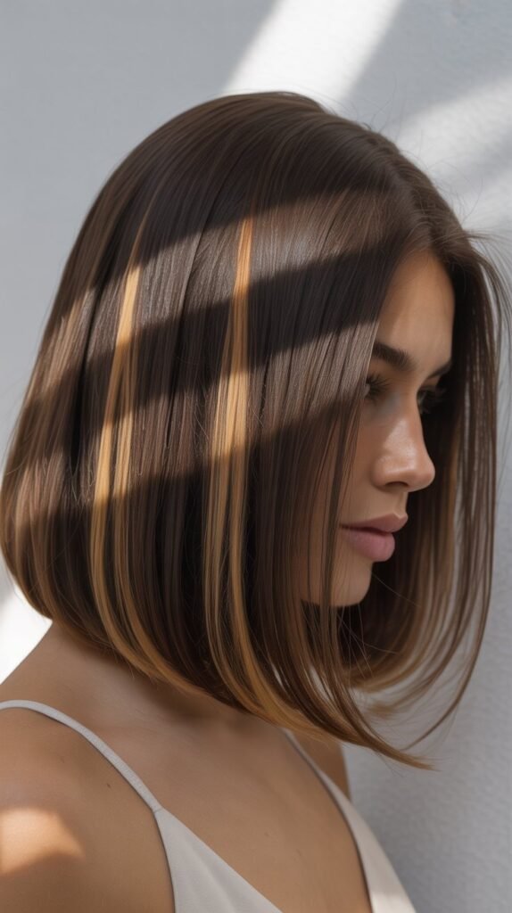 Long Bob with Color Blocking