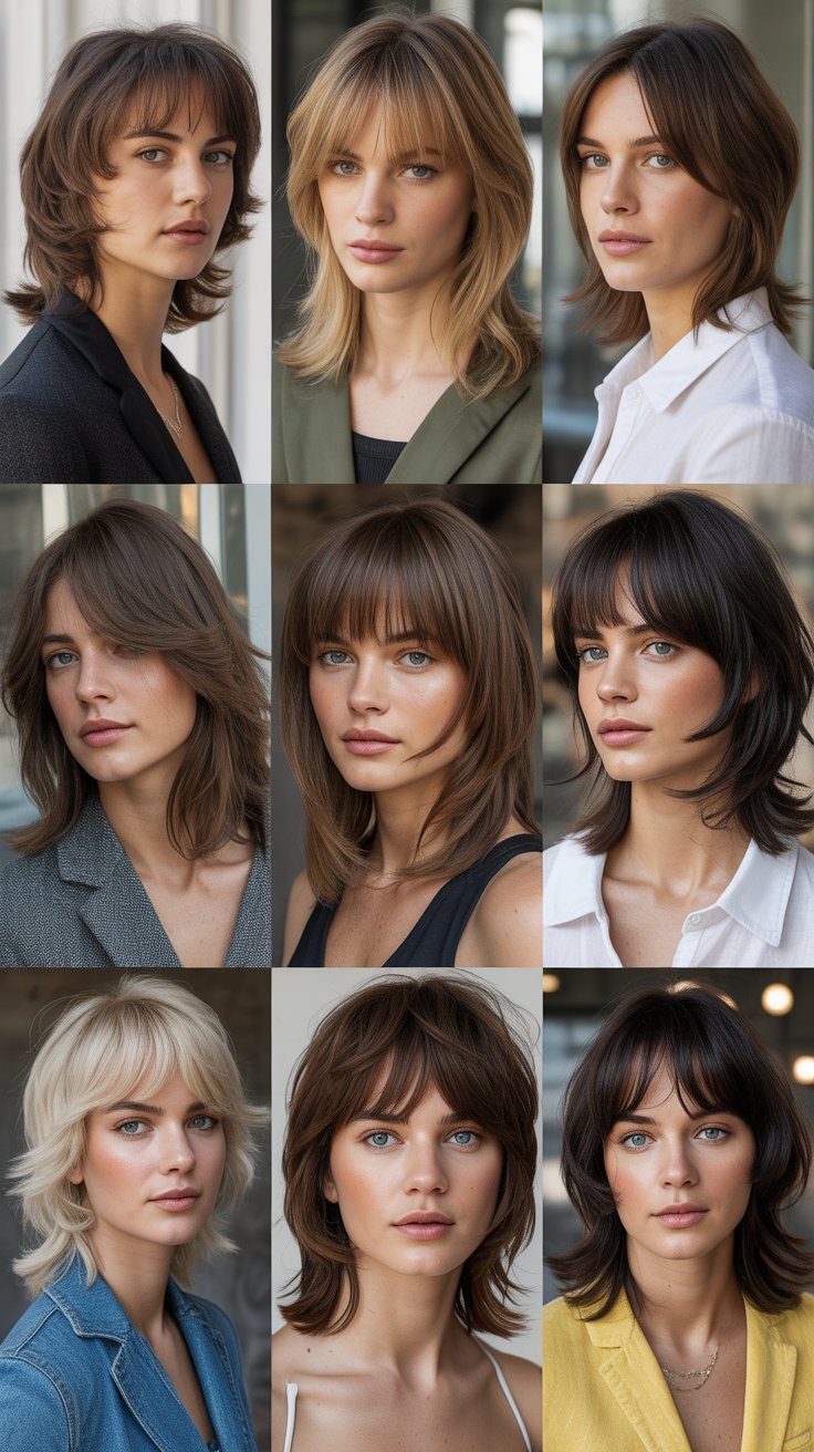 27 Must-See Medium-Length Haircuts with Layers and Bangs for 2026
