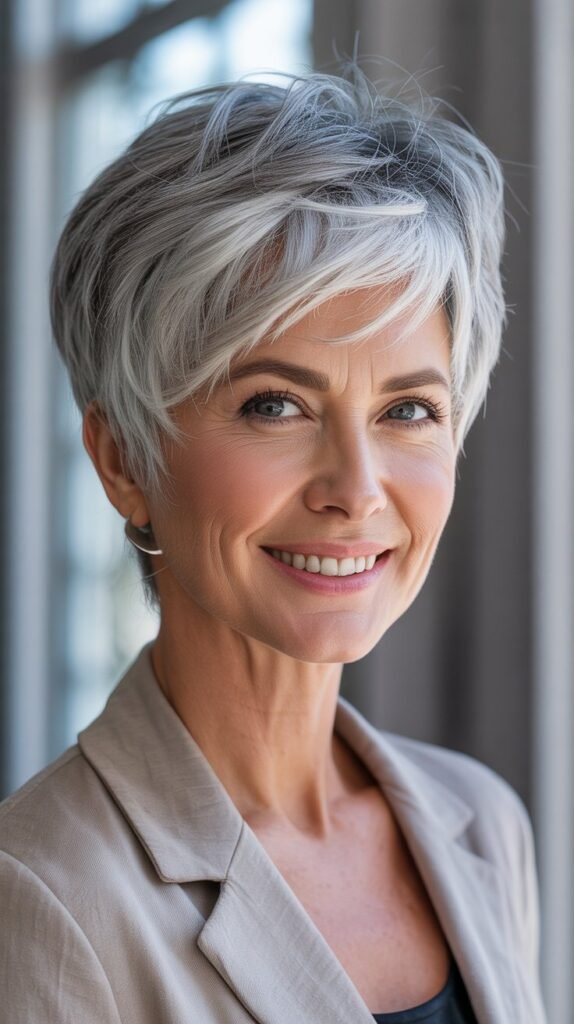 Natural Gray Pixie