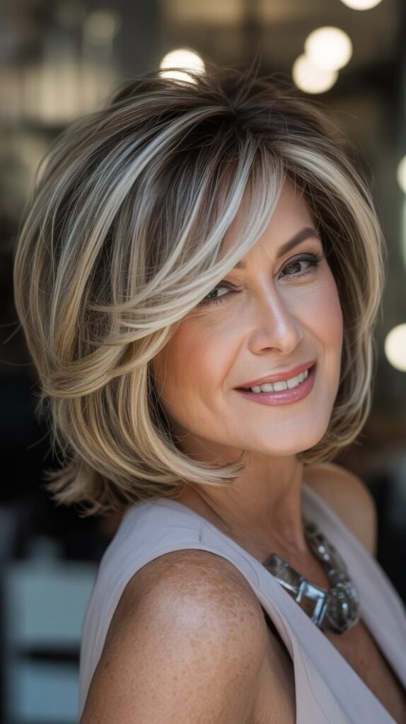 Layered Bob with Shadow Root