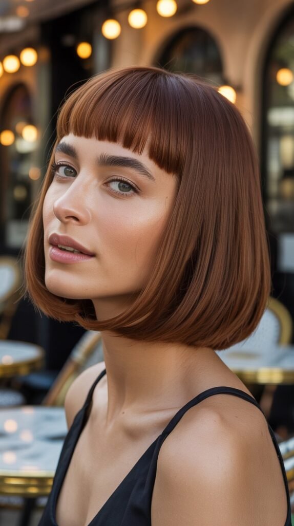 French Bob with Micro Bangs