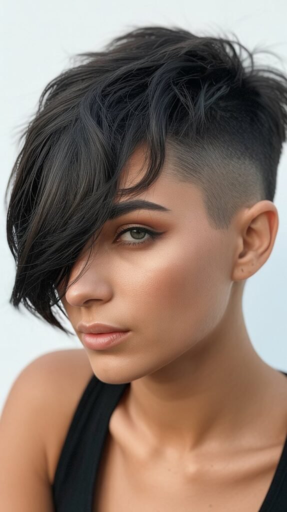 Pixie with Deep Side Shave