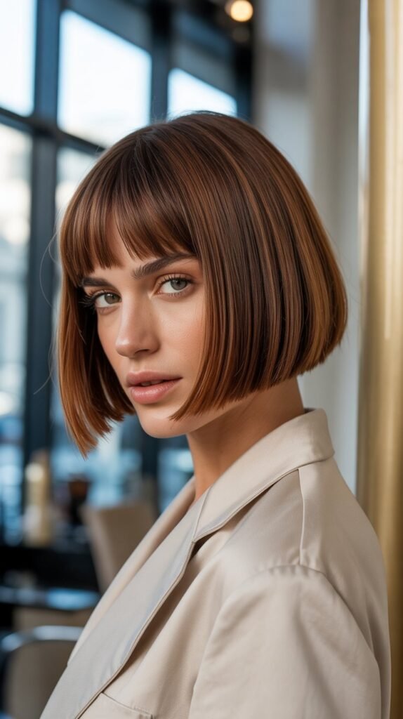 Chin-Grazing French Bob